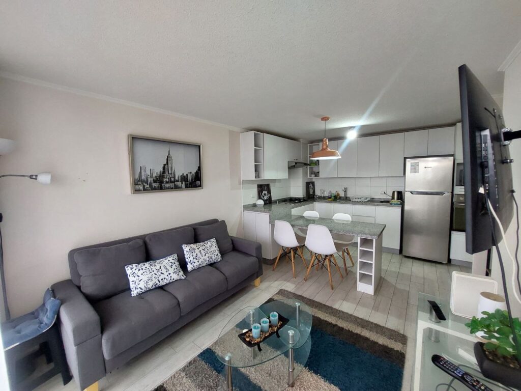 🌃 Se arrienda departamento a pasos de Av. del mar, full equipado para 5 personas. MARZO - DICIEMBRE